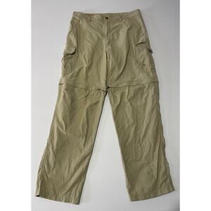 Nike ACG Mens Convertible Cargo Pants 34x32 Zip Off Khaki Tan Outdoor